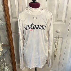Under Armour White Cincinnati Long Sleeve Top